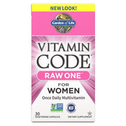 Garden of Life Vitamin Code RAW ONE moterims - 30 kapsulės