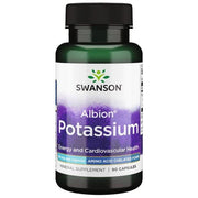 Swanson Albion Potassium, 99mg - 90 kapsulių