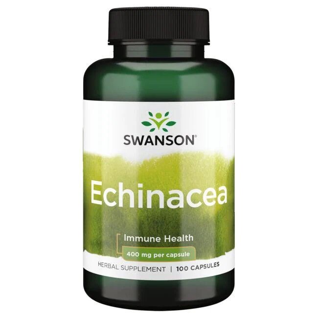 Swanson Echinacea, 400mg - 100 kapsulių