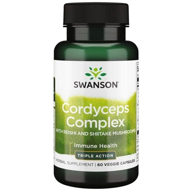 Maisto papildas Swanson Cordyceps Complex kapsulės