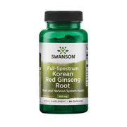 Swanson Full Spectrum Korean Red Ginseng Root, 400mg - 90 kapsulių