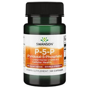 Swanson P-5-P (Pyridoxal-5-Phosphate) Coenzymated Vitamin B6, 40mg - 60 kapsulių