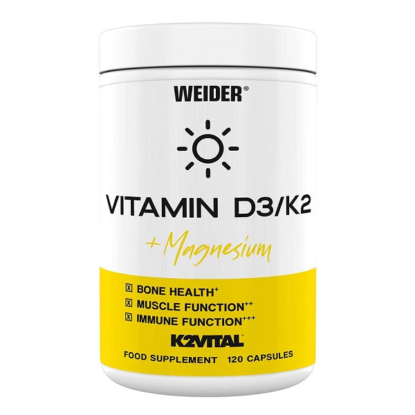 Weider vitaminų D3/K2 + Magnis kapsulės