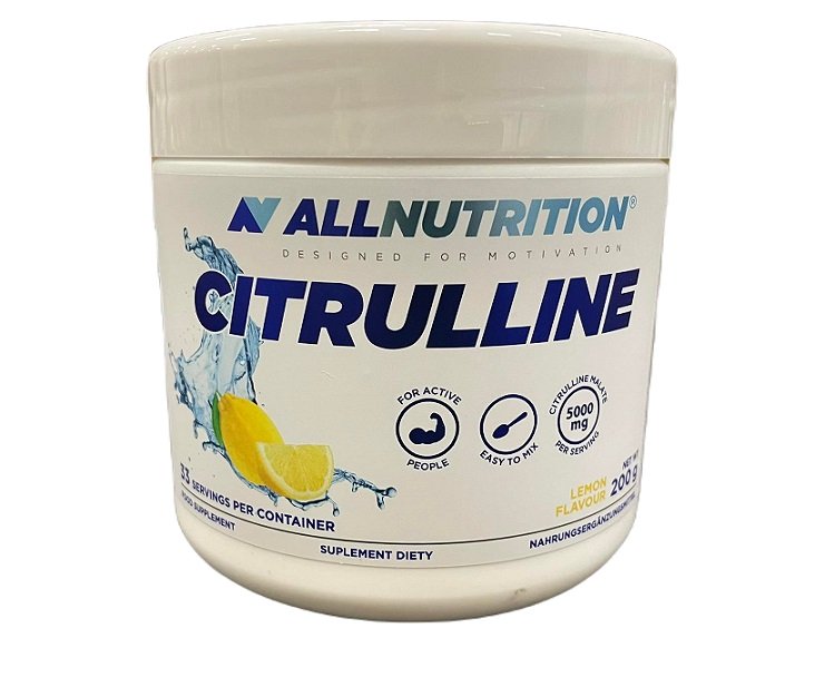 Allnutrition Citrulline, Lemon - 200 g maisto papildas