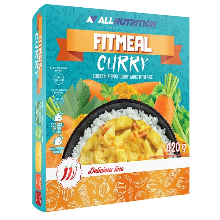 Allnutrition Fitmeal Curry maisto papildas