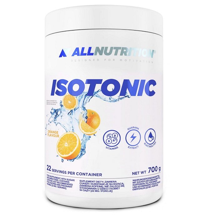 Allnutrition Isotonic apelsinų skonis, sporto papildas, elektrolitai, vitaminai ir mineralai