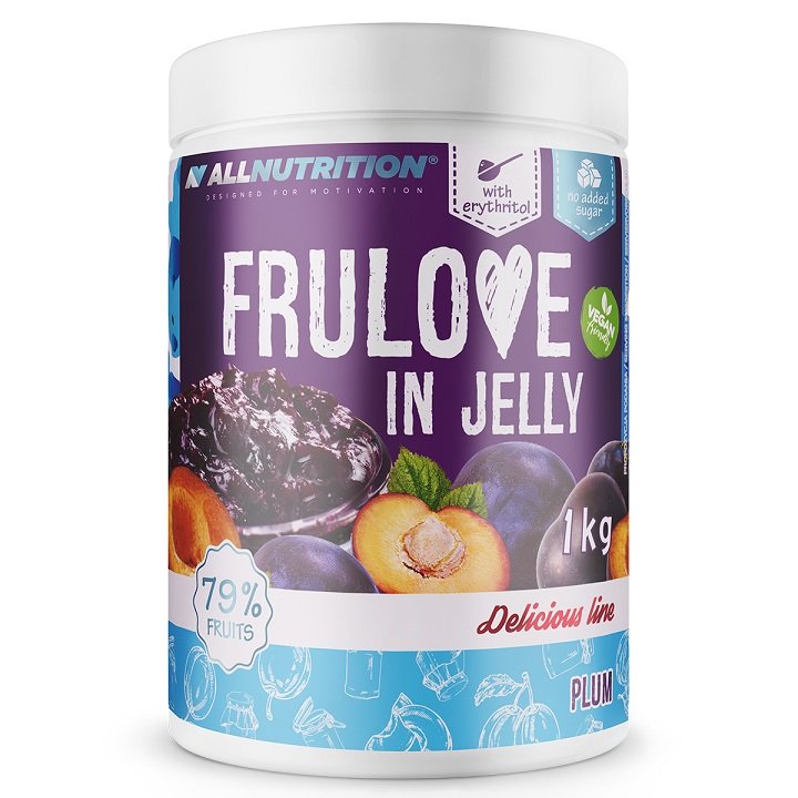 Allnutrition Frulove In Jelly, Slyvos - 1000 g, vaisių želė