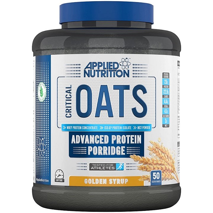 Maisto papildas, baltymai, sveikas maistas, Applied Nutrition Critical Oats Protein Porridge, Golden Syrup, 3000 g