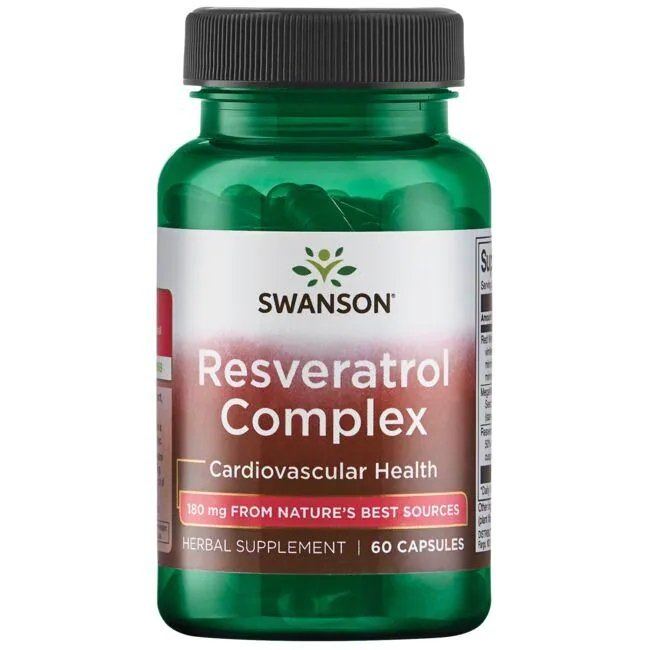 Swanson Resveratrol Complex kapsulės sveikatai