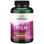 Swanson MSM, 1000mg - 120 kapsulių