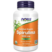 NOW Foods Spirulina, 1000mg - 120 tablečių, ekologiškas maisto papildas