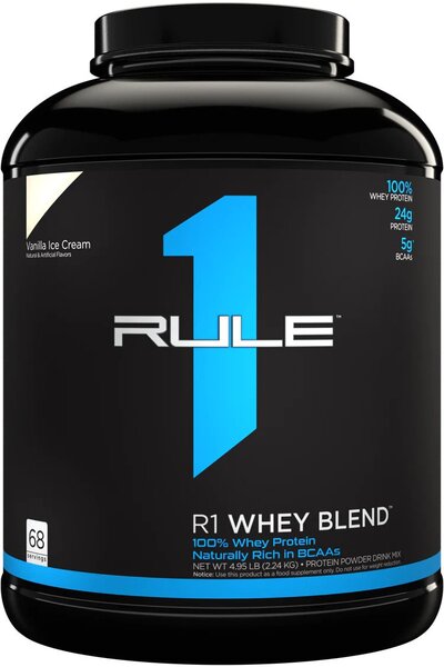 Baltymų papildas Rule One R1 Whey Blend, Vanilės skonio, 2240 g