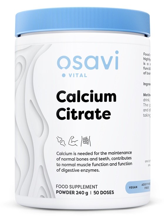 Kalcis milteliai Osavi Calcium Citrate
