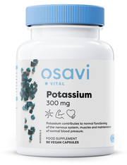 Osavi Potassium, 300mg - 90 kapsulių