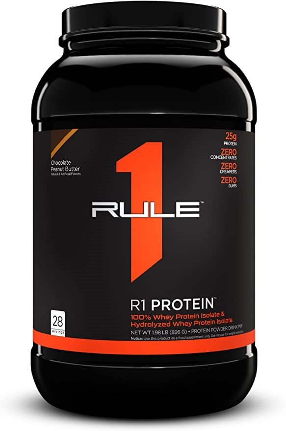 Rule One R1 Protein, Chocolate Peanut Butter - 896 gramų, baltymų papildas
