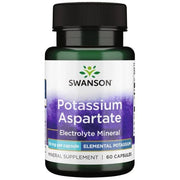 Swanson kalio aspartatas, 99mg - 60 kapsulių