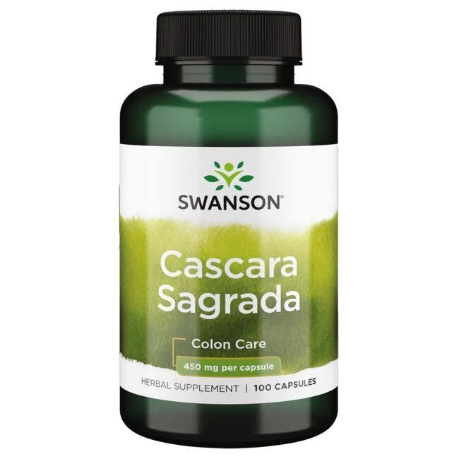 Swanson Cascara Sagrada kapsulės sveikatai