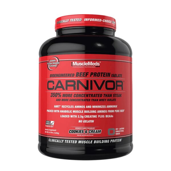 MuscleMeds Carnivor, Cookies & Cream - 1680 gramų baltymų papildas
