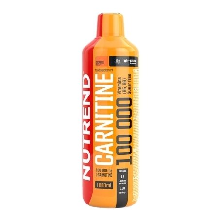 Nutrend Carnitine 100 000, Orange - 1000 ml, maisto papildas, sporto papildas