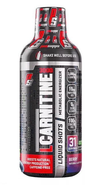 ProSupps L-Carnitine 3000 Berry skardinė, energijos papildas, lieknėjimui