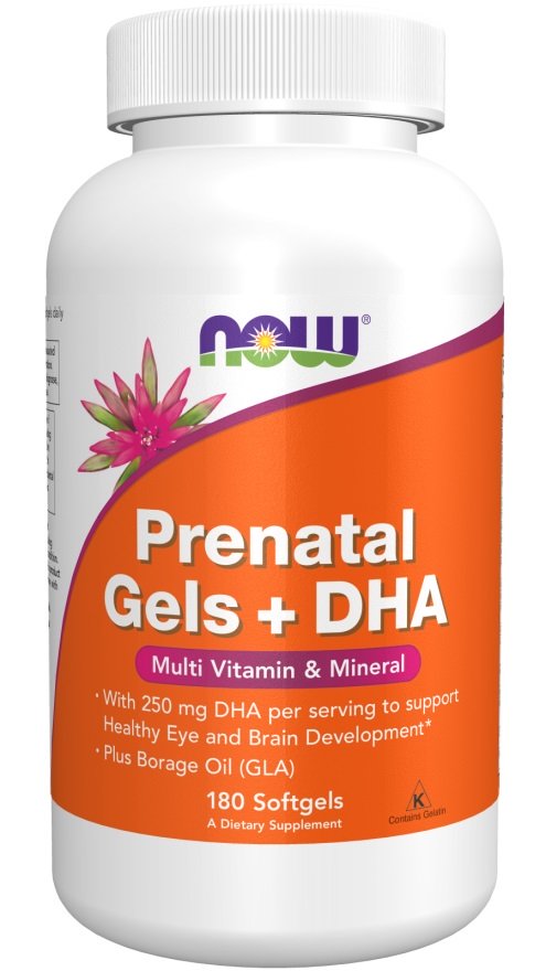 Prenatal Gels + DHA maisto papildas, vitaminai moterims