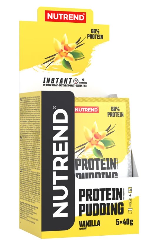 Nutrend baltymų pudingas vanilės skonis, 5x40g