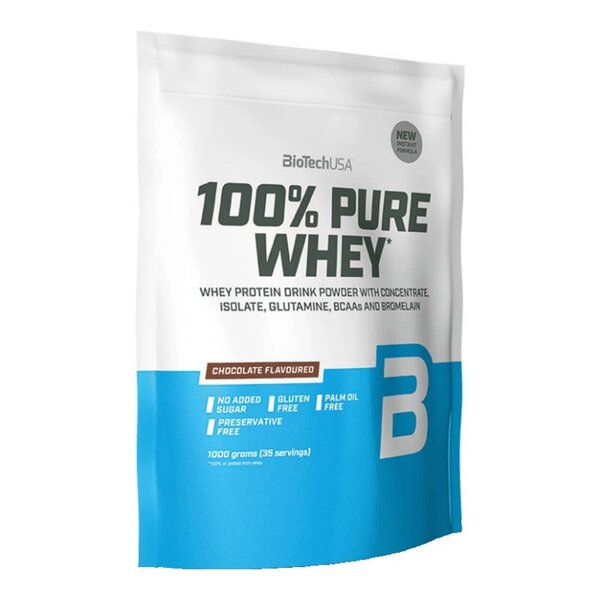 BioTechUSA 100% Pure Whey, Apple Pie - 1000 gramų