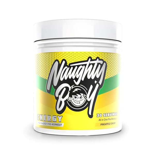 Naughty Boy Energy, Pineapple Crush - 390 g maisto papildas