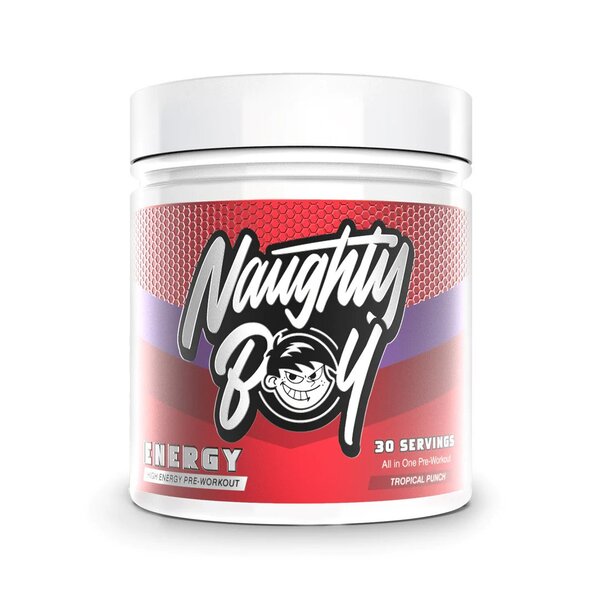 Naughty Boy Energy, Tropical Punch - 390 g maisto papildas