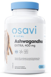 Osavi Ashwagandha Extra, 400mg, maisto papildas, kapsulės