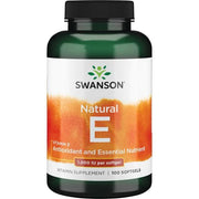 Swanson Vitamin E, 1000 IU - 100 kapsulių