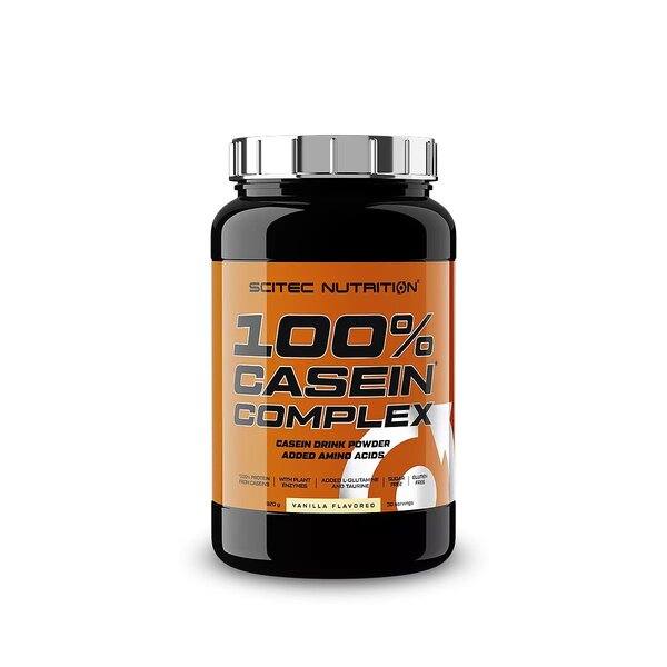 SciTec 100% Casein Complex, Vanilla - 920 gramų