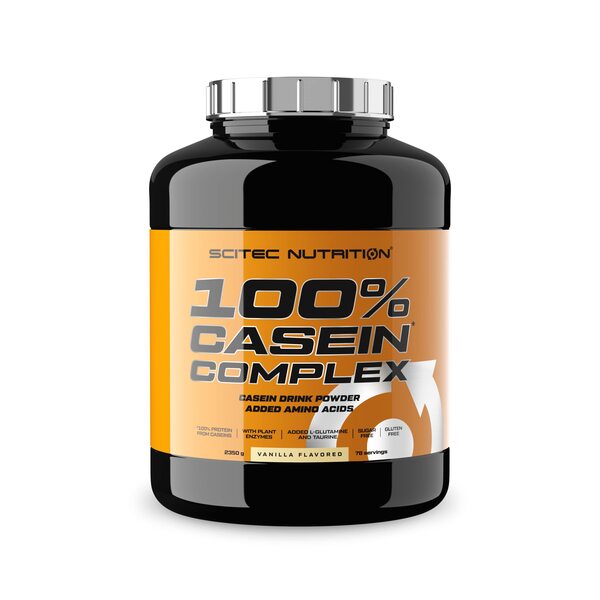 SciTec 100% Casein Complex, Vanilla - 2350 gramų