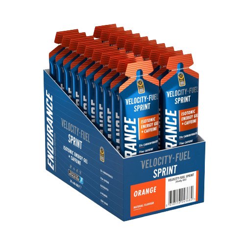 Applied Nutrition Endurance Sprint Isotonic Energy Gel + Caffeine, Orange - 20 vnt