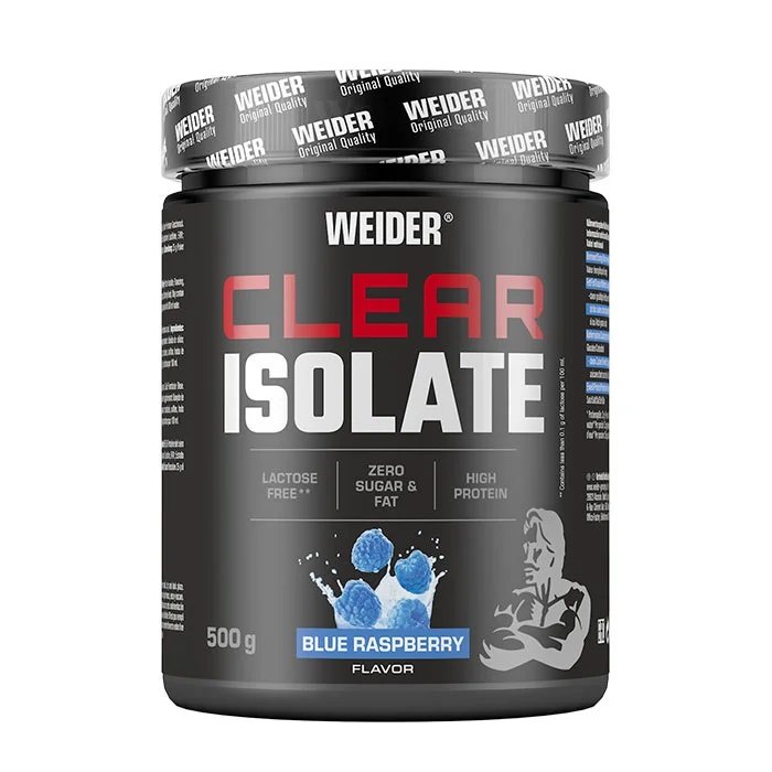 Weider Clear Isolate, mėlynosios avietės baltymai, sporto papildas