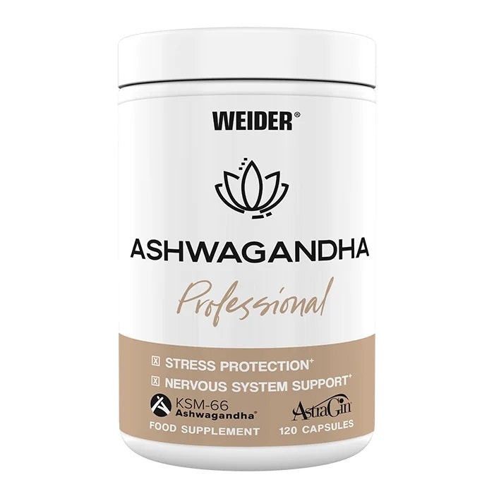 Weider Ashwagandha Professional - 120 kapsulių (EAN 4044782117149)