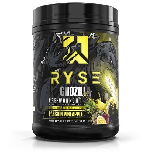 RYSE Godzilla Pre-Workout, Passion Pineapple, sporto papildas, treniruotei