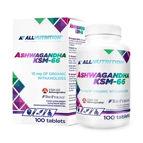 Allnutrition Ashwagandha KSM-66 - 100 tablečių