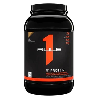 Rule One R1 Protein, Cafe Mocha - 899 gramų, baltymų papildas