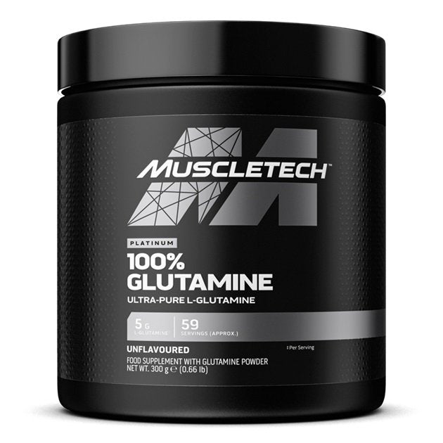MuscleTech Platinum 100% Glutamine - 300 g maisto papildas