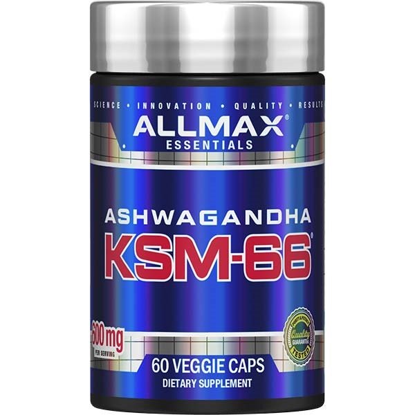 AllMax KSM-66, 600mg, 60 kapsulių
