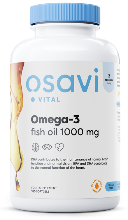 Osavi Omega-3 žuvų aliejus kapsulės