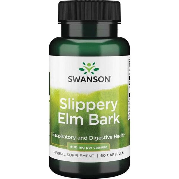 Swanson Slippery Elm Bark kapsulės sveikatai