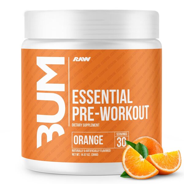 Raw Nutrition CBUM Pre-Workout apelsinų skonio maisto papildas
