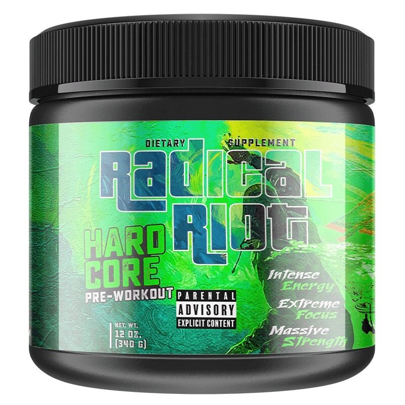 American Supps Radical Riot, Green Apple - 340 g maisto papildas sportui