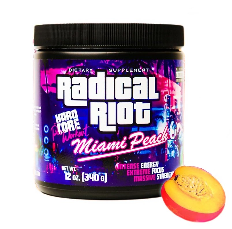 American Supps Radical Riot Miami Peach maisto papildas sportui