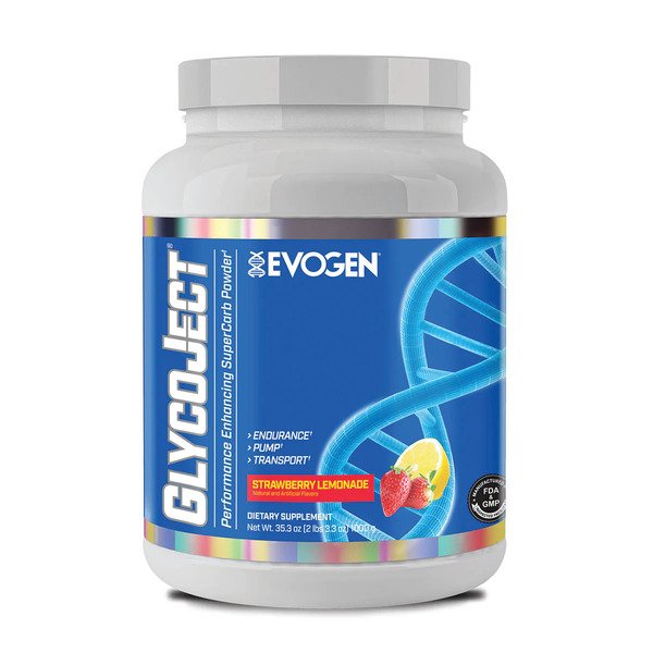 Evogen GlycoJect, Strawberry Lemonade - 1000 g maisto papildas