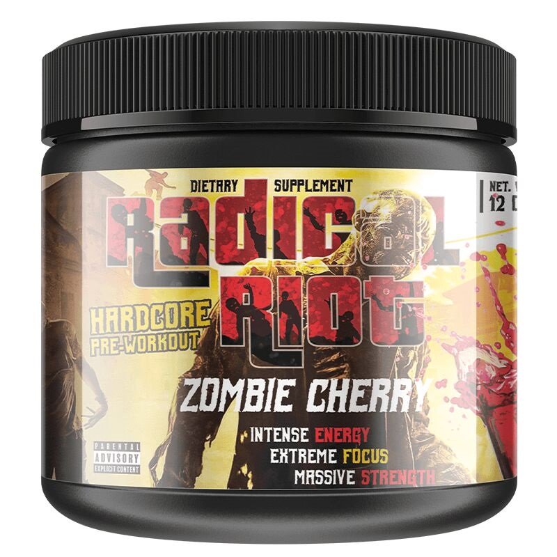 American Supps Radical Riot Zombie Cherry maisto papildas, prieš treniruotę, 340 g