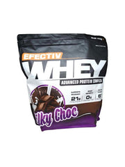 Efectiv Nutrition Whey Protein, Milky Choc - 2000 g maisto papildas