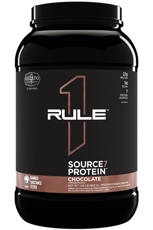 Rule One Source7 Protein, Chocolate Gelato - 902 gramų